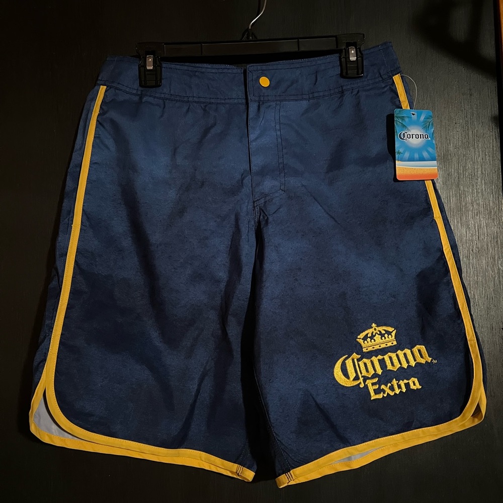 Men’s Corona Extra Dark Blue Swim Trunks
